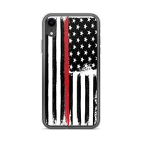 Thin Red Line - Fire Service  -  iPhone Case - EdgyHaute