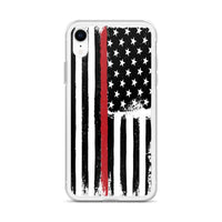 Thin Red Line - Fire Service  -  iPhone Case - EdgyHaute