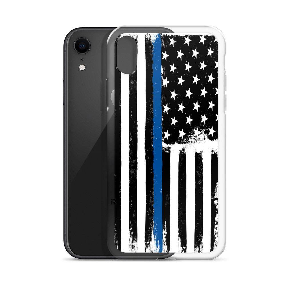 Thin Blue Line - Law Enforcement  -  iPhone Case - EdgyHaute