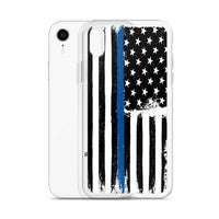 Thin Blue Line - Law Enforcement  -  iPhone Case - EdgyHaute