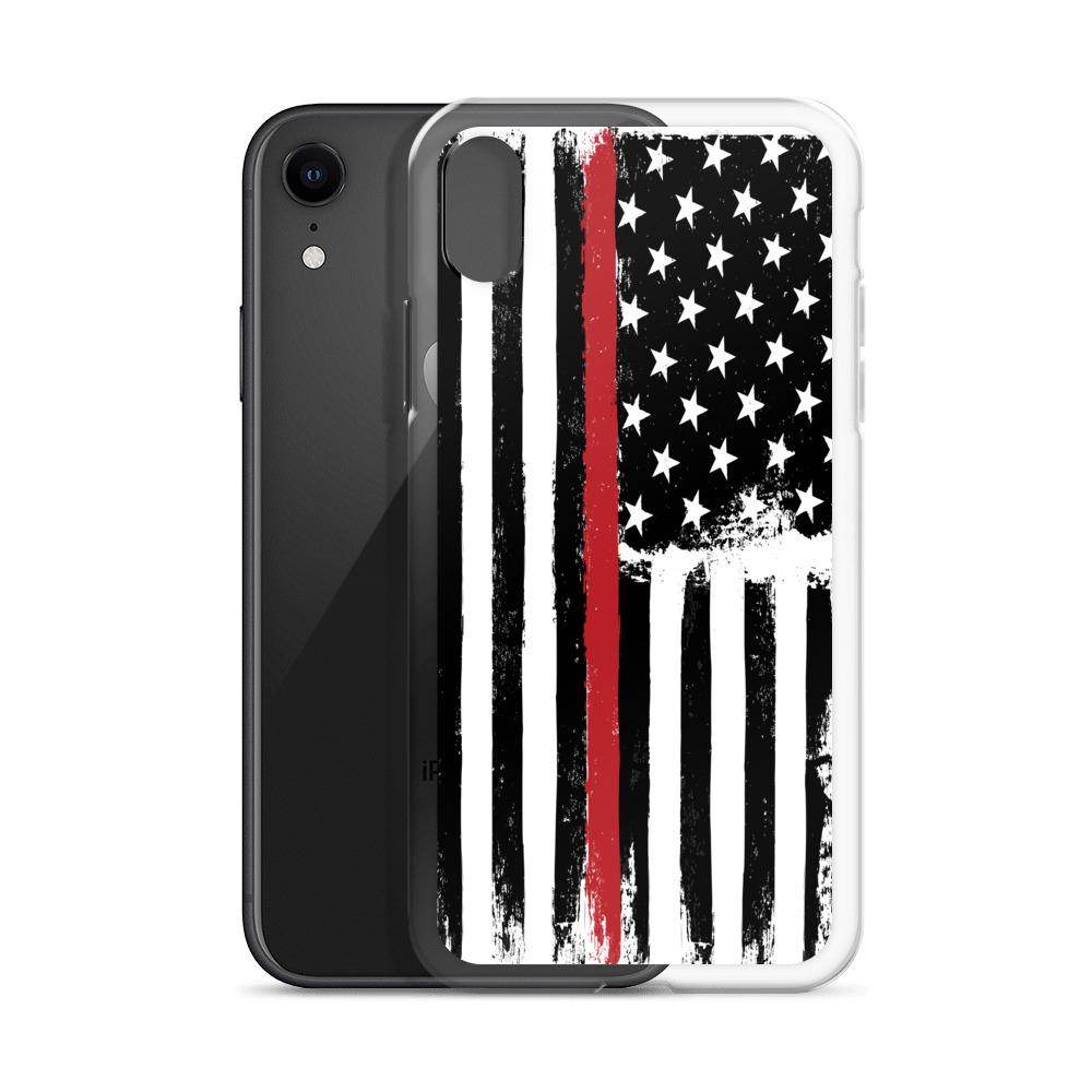 Thin Red Line - Fire Service  -  iPhone Case - EdgyHaute