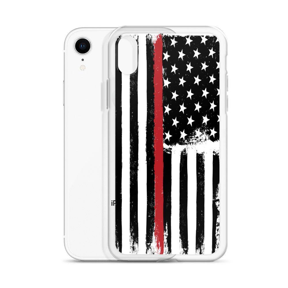 Thin Red Line - Fire Service  -  iPhone Case - EdgyHaute