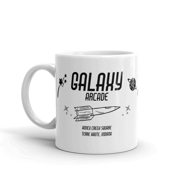 Galaxy Arcade (black) - Terre Haute Indiana  -  Coffee Mug - EdgyHaute