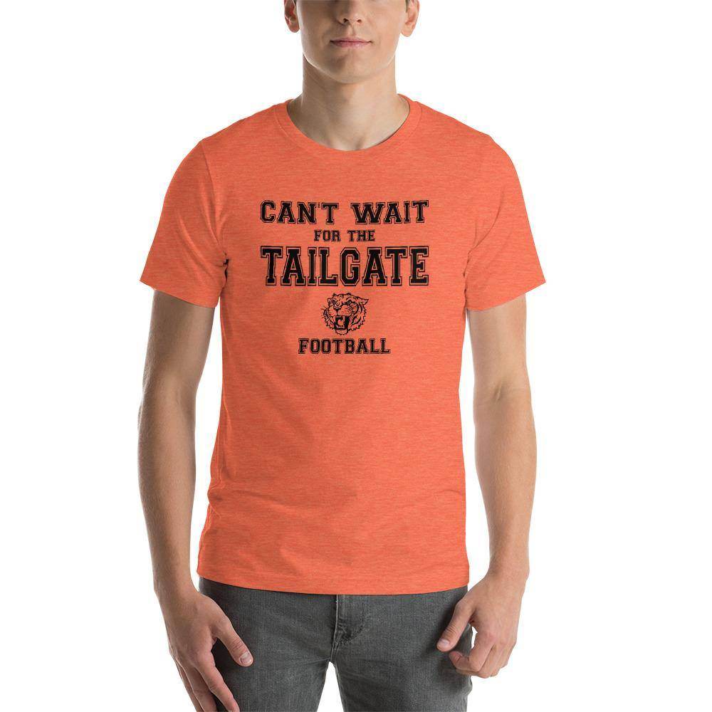 Paris HS Tigers - Tailgate (black)  -  Short-Sleeve Unisex T-Shirt - EdgyHaute