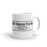 PA - Pittsburgh - Thompson Distilling - Sam Thompson Pure Rye Whiskey  -  Coffee Mug - EdgyHaute