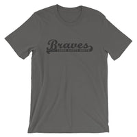 Terre Haute South HS Braves - Banner (black)  -  Short-Sleeve Unisex T-Shirt - EdgyHaute