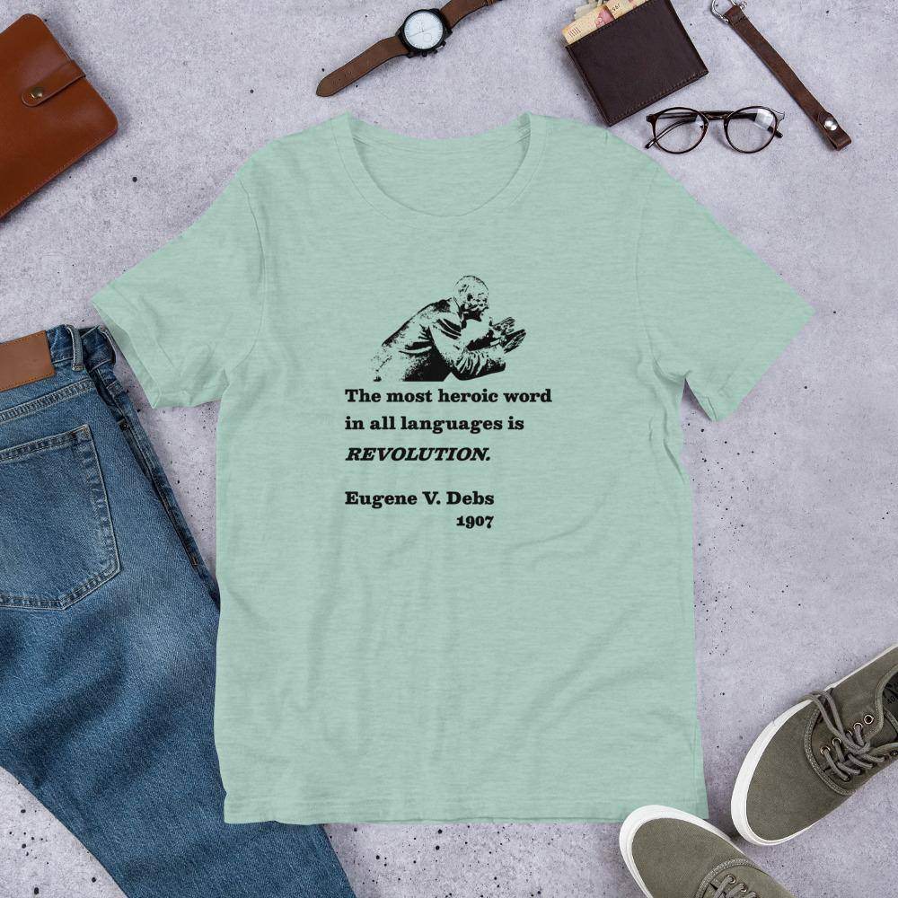 Eugene V. Debs - Design 4 (black)  -  Short-Sleeve Unisex T-Shirt - EdgyHaute