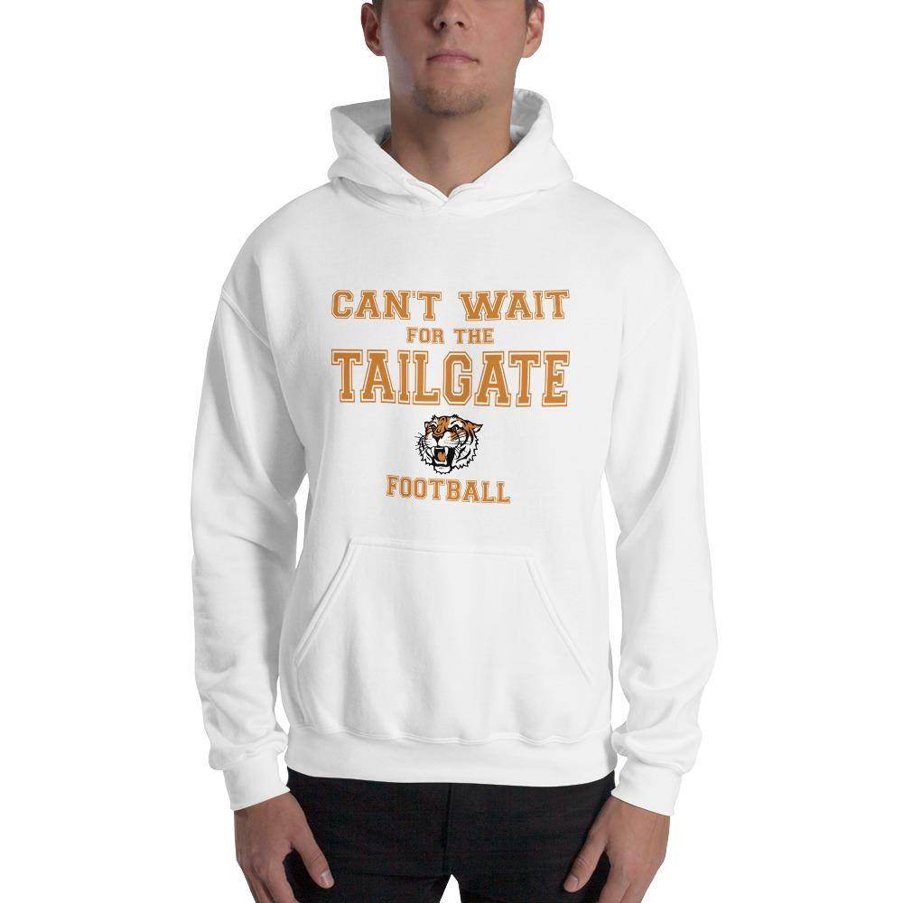 Paris HS Tigers - Tailgate (orange/black/white)  -  Hooded Sweatshirt - EdgyHaute