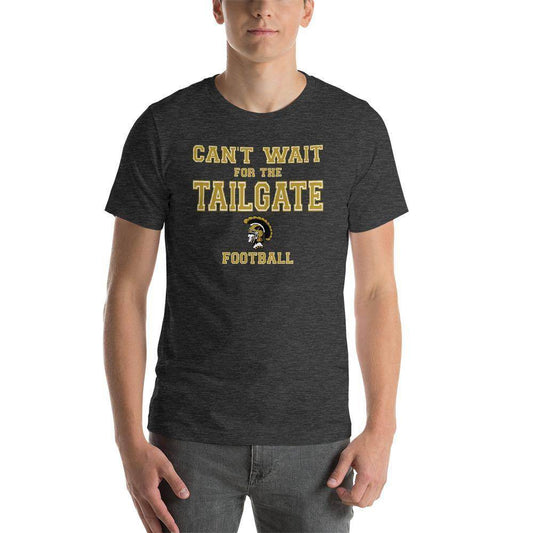 Covington Community HS Trojans - Tailgate (gold/white)  -  Short-Sleeve Unisex T-Shirt - EdgyHaute