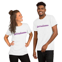 Sullivan HS Golden Arrows - Banner (purple)  -  Short-Sleeve Unisex T-Shirt - EdgyHaute