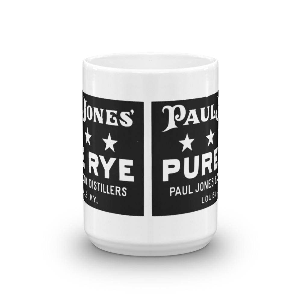 KY - Louisville - Paul Jones & Co. Distillers - Paul Jones Pure Rye Whiskey  -  Coffee Mug - EdgyHaute