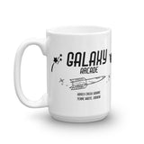 Galaxy Arcade (black) - Terre Haute Indiana  -  Coffee Mug - EdgyHaute