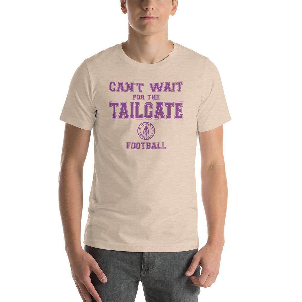 Sullivan HS Golden Arrows - Tailgate (purple)  -  Short-Sleeve Unisex T-Shirt - EdgyHaute