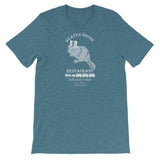 Beaver House Restaurant (white) - Terre Haute Indiana  -  Short-Sleeve Unisex T-Shirt - EdgyHaute