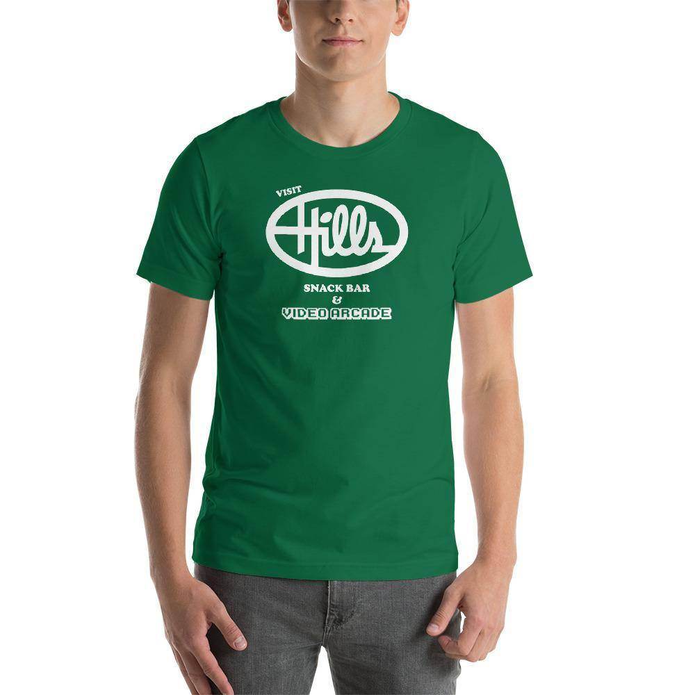 Hills Department Store Snack Bar (white) - Terre Haute Indiana  -  Short-Sleeve Unisex T-Shirt - EdgyHaute