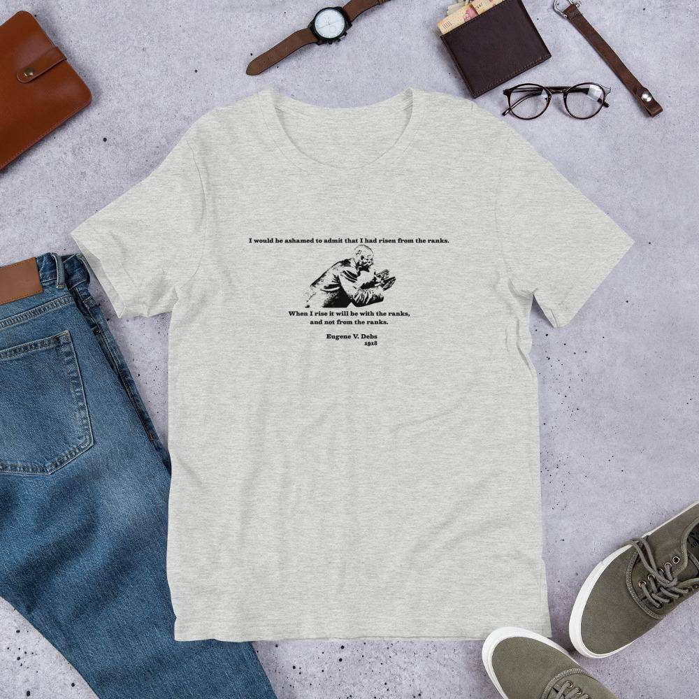 Eugene V. Debs - Design 10 (black)  -  Short-Sleeve Unisex T-Shirt - EdgyHaute