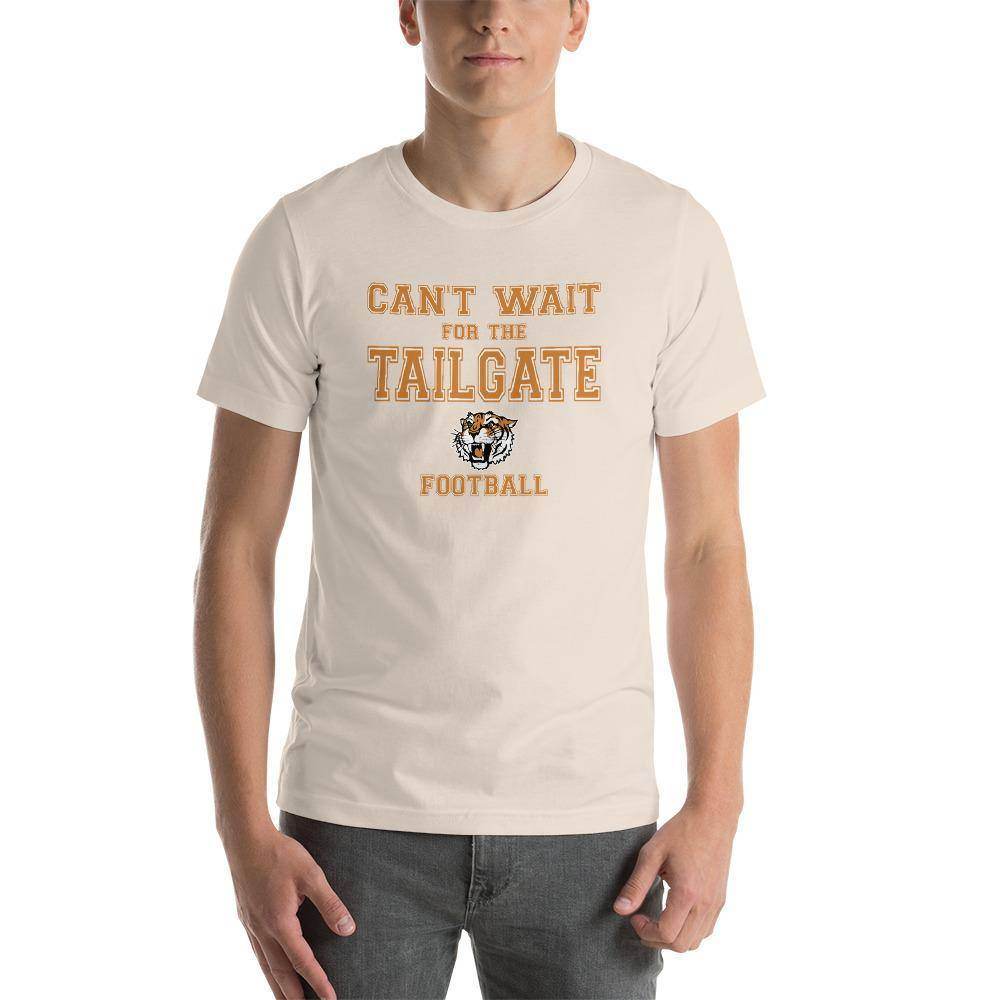 Paris HS Tigers - Tailgate (orange/black/white)  -  Short-Sleeve Unisex T-Shirt - EdgyHaute