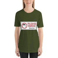 Please Smoke  -  Short-Sleeve Unisex T-Shirt - EdgyHaute