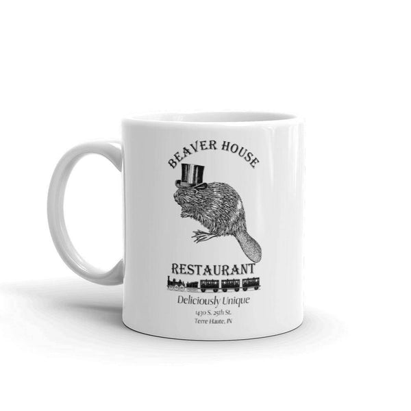 Beaver House Restaurant - Terre Haute Indiana  -  Coffee Mug - EdgyHaute