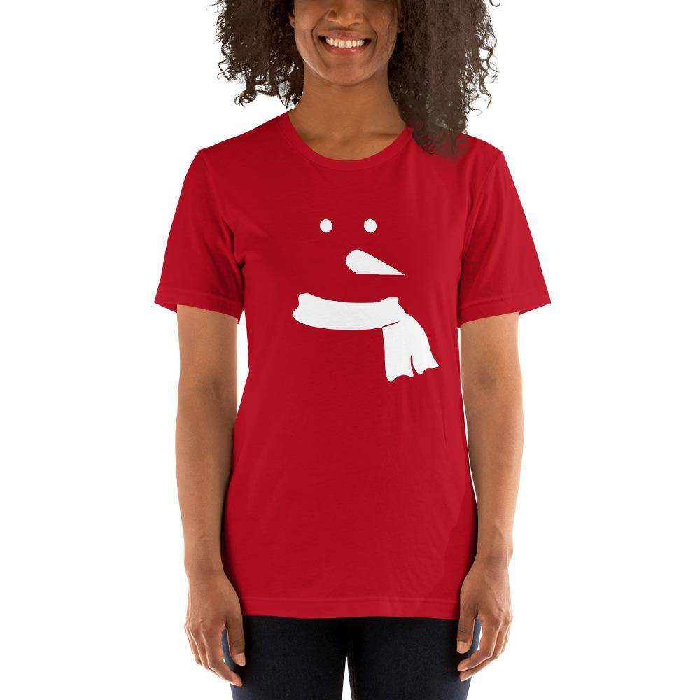 Snowman  -  Short-Sleeve Unisex T-Shirt - EdgyHaute