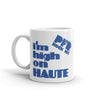 WPFR 103 - High on Haute - Terre Haute Indiana  -  Coffee mug (white)
