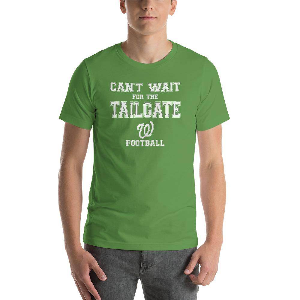 West Vigo HS Vikings - Tailgate (white)  -  Short-Sleeve Unisex T-Shirt - EdgyHaute