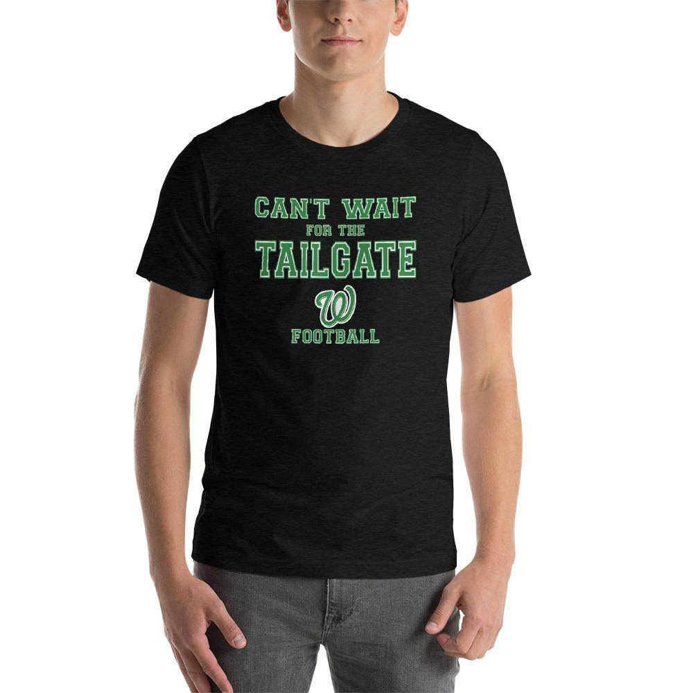 West Vigo HS Vikings - Tailgate (green/white)  -  Short-Sleeve Unisex T-Shirt - EdgyHaute