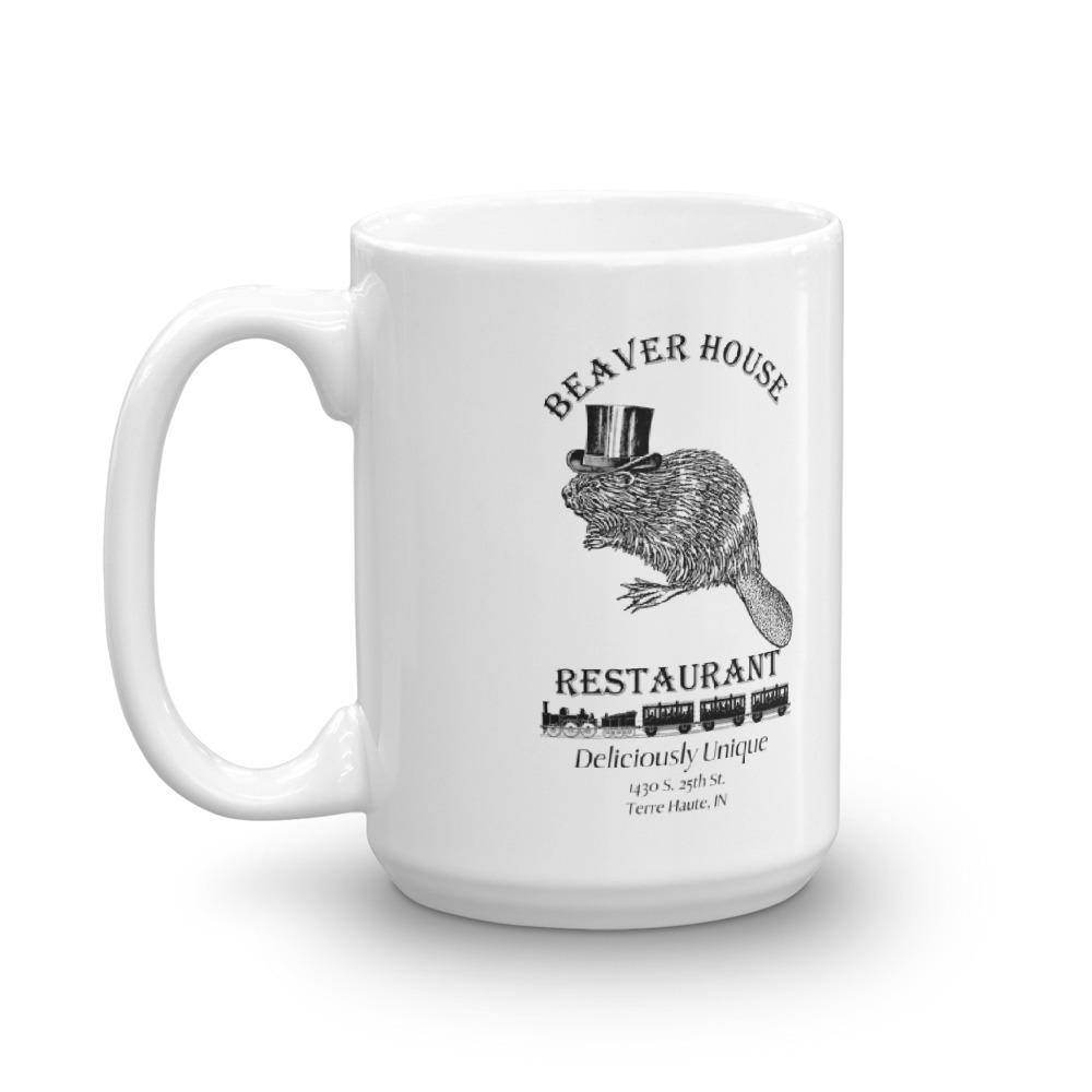 Beaver House Restaurant - Terre Haute Indiana  -  Coffee Mug - EdgyHaute