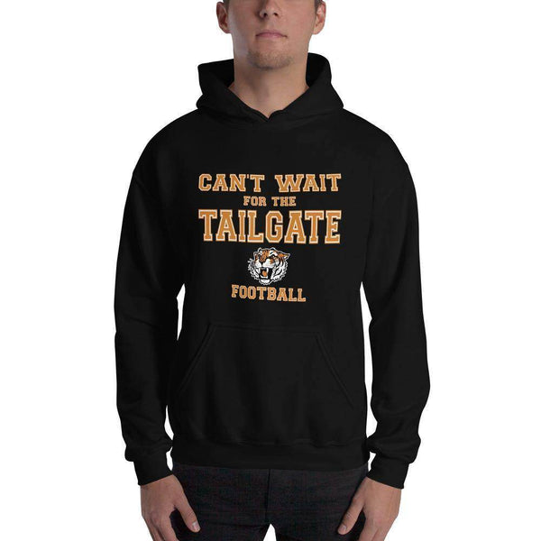 Paris HS Tigers - Tailgate (orange/black/white)  -  Hooded Sweatshirt - EdgyHaute