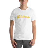 South Vermillion HS Wildcats - Banner (yellow)  -  Short-Sleeve Unisex T-Shirt - EdgyHaute