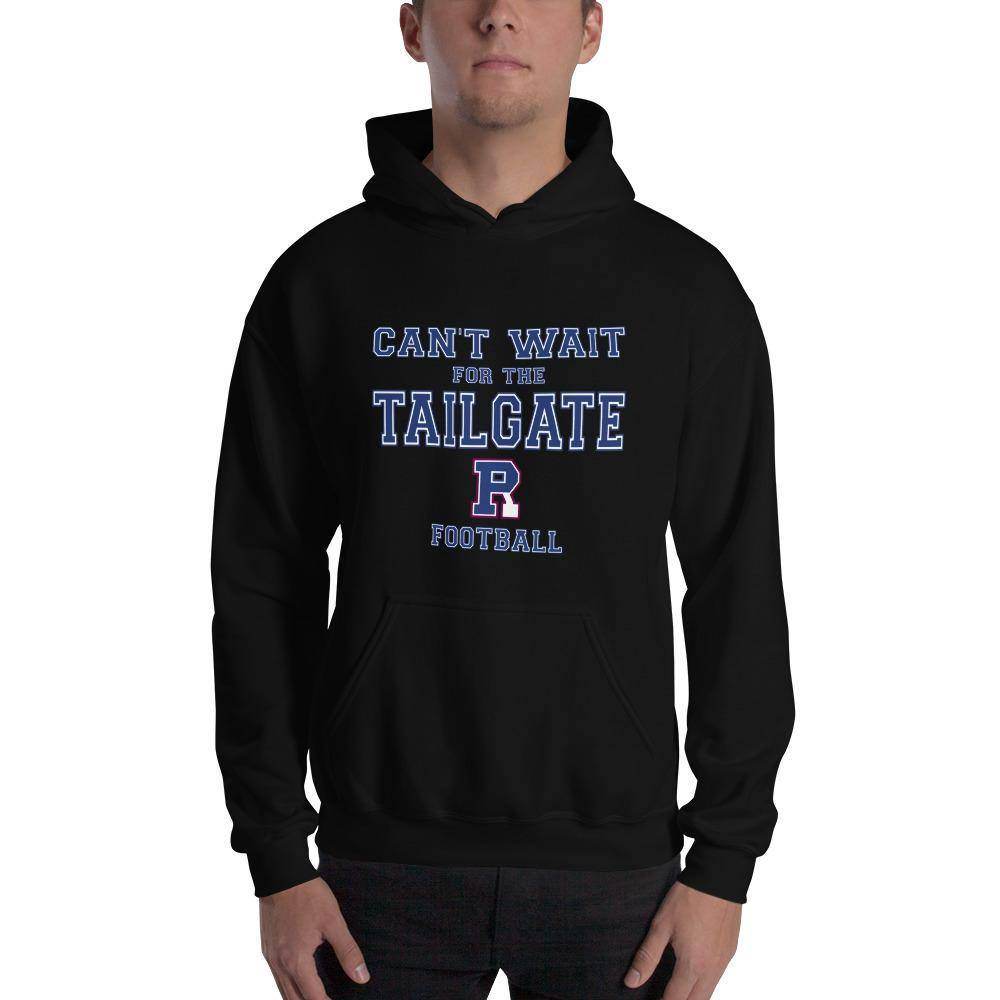 Riverton Parke Jr./Sr. HS Panthers - Tailgate (blue/white/maroon)  -  Hooded Sweatshirt - EdgyHaute