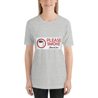 Please Smoke  -  Short-Sleeve Unisex T-Shirt - EdgyHaute