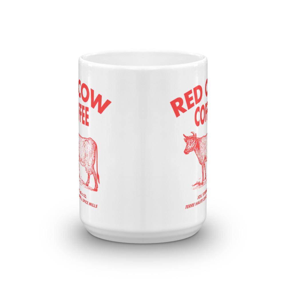 Red Cow Coffee - Terre Haute Indiana  -  Coffee Mug - EdgyHaute