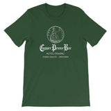 Copper Penny Bar (white) - Terre Haute Indiana  -  Short-Sleeve Unisex T-Shirt - EdgyHaute