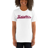 Northview HS Knights - Banner (maroon)  -  Short-Sleeve Unisex T-Shirt - EdgyHaute