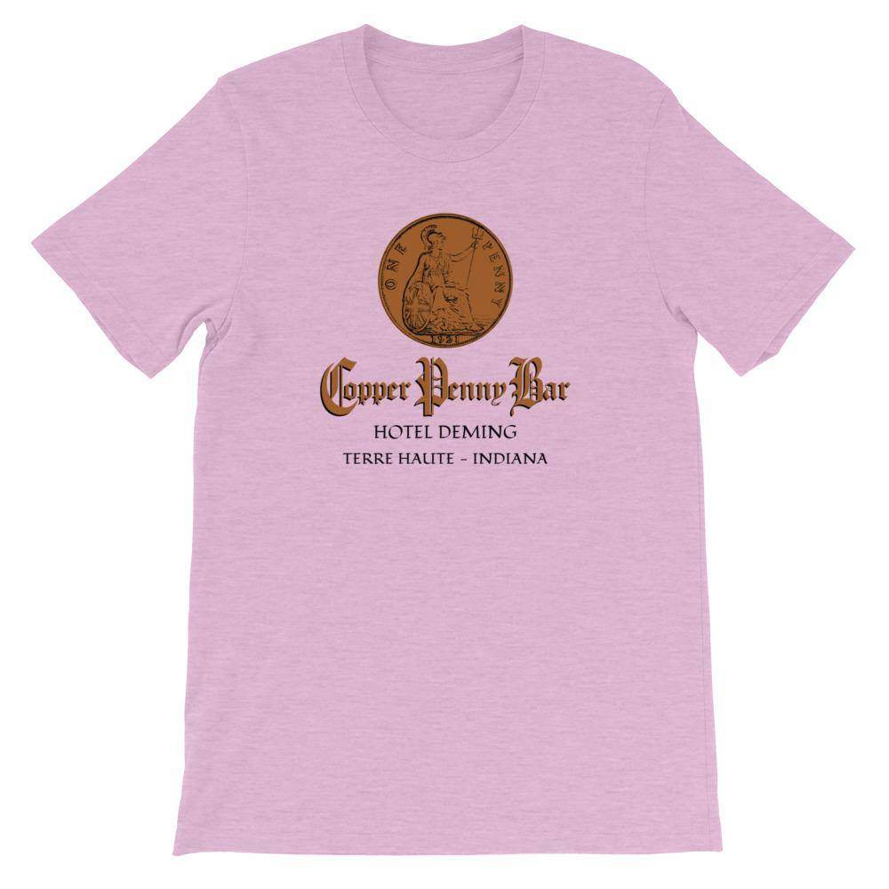 Copper Penny Bar - Terre Haute Indiana - Short-Sleeve Unisex T-Shirt - EdgyHaute