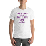 Greencastle HS Tiger Cubs - Tailgate (purple/white)  -  Short-Sleeve Unisex T-Shirt - EdgyHaute