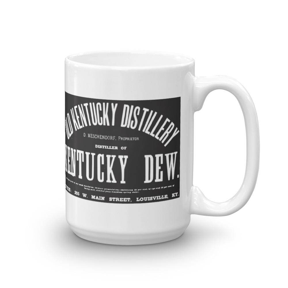 KY - Louisville - Old Kentucky Distillery - Kentucky Dew Whiskey  -  Coffee Mug - EdgyHaute