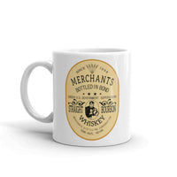 Deluxe Bourbon Whiskey / Merchants Distilling (design 2) - Terre Haute Indiana  -  Coffee Mug - EdgyHaute