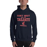 South Putnam MS/HS Eagles - Tailgate (red/white)  -  Hooded Sweatshirt - EdgyHaute