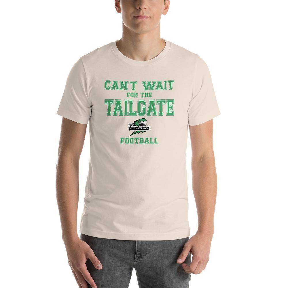 North Central HS Thunderbirds - Tailgate (green/white/black)  -  Short-Sleeve Unisex T-Shirt - EdgyHaute