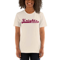 Northview HS Knights - Banner (maroon)  -  Short-Sleeve Unisex T-Shirt - EdgyHaute