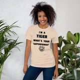 Paris HS Tigers - Superpower (black)  -  Short-Sleeve Unisex T-Shirt - EdgyHaute