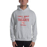 Terre Haute South HS Braves - Tailgate (red/white)  -  Hooded Sweatshirt - EdgyHaute