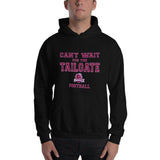 Northview HS Knights - Tailgate (maroon/gray)  -  Hooded Sweatshirt - EdgyHaute