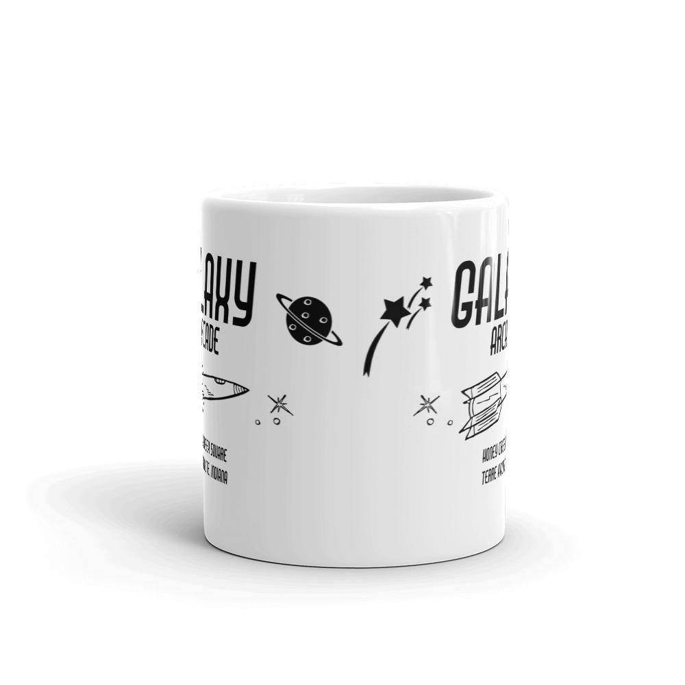 Galaxy Arcade (black) - Terre Haute Indiana  -  Coffee Mug - EdgyHaute