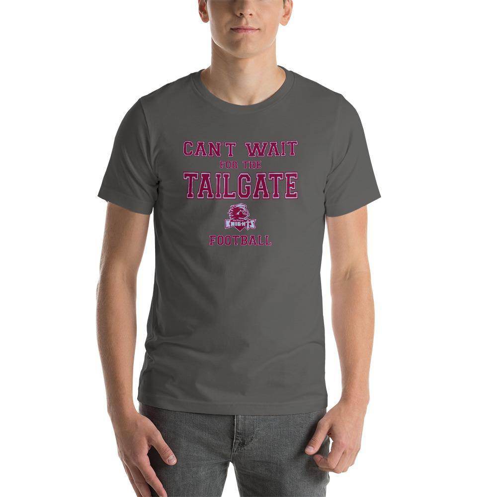 Northview HS Knights - Tailgate (maroon/gray)  -  Short-Sleeve Unisex T-Shirt - EdgyHaute