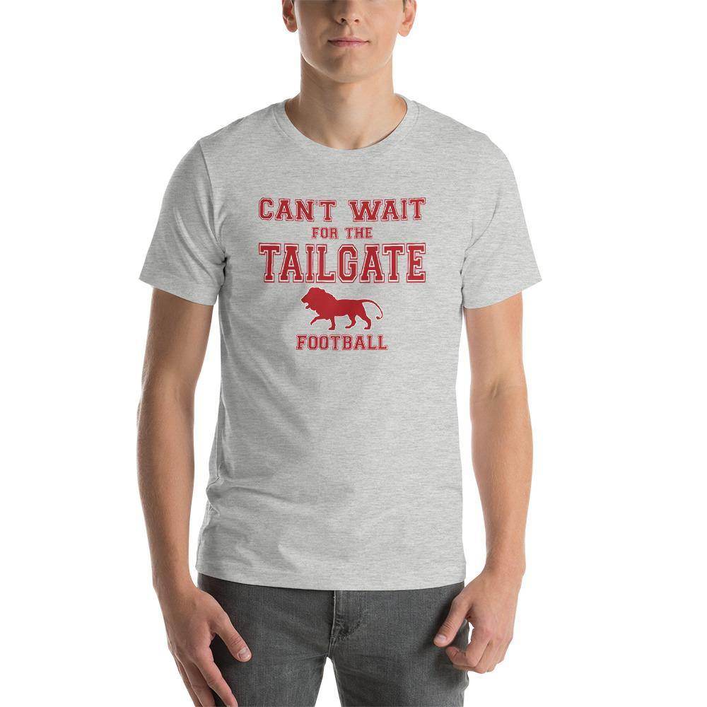 Marshall HS Lions - Tailgate (red/white)  -  Short-Sleeve Unisex T-Shirt - EdgyHaute