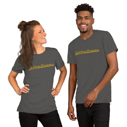 Sullivan HS Golden Arrows - Banner (gold)  -  Short-Sleeve Unisex T-Shirt - EdgyHaute