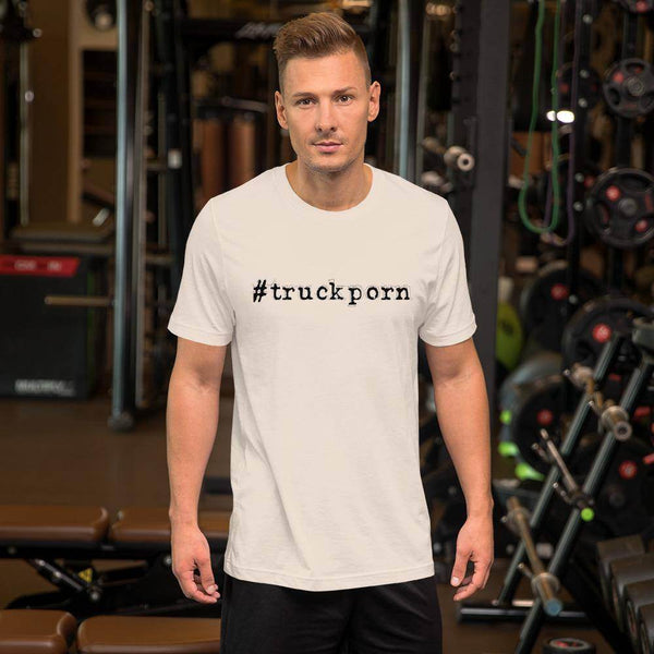 #truckporn (black)  -  Short-Sleeve Unisex T-Shirt - EdgyHaute